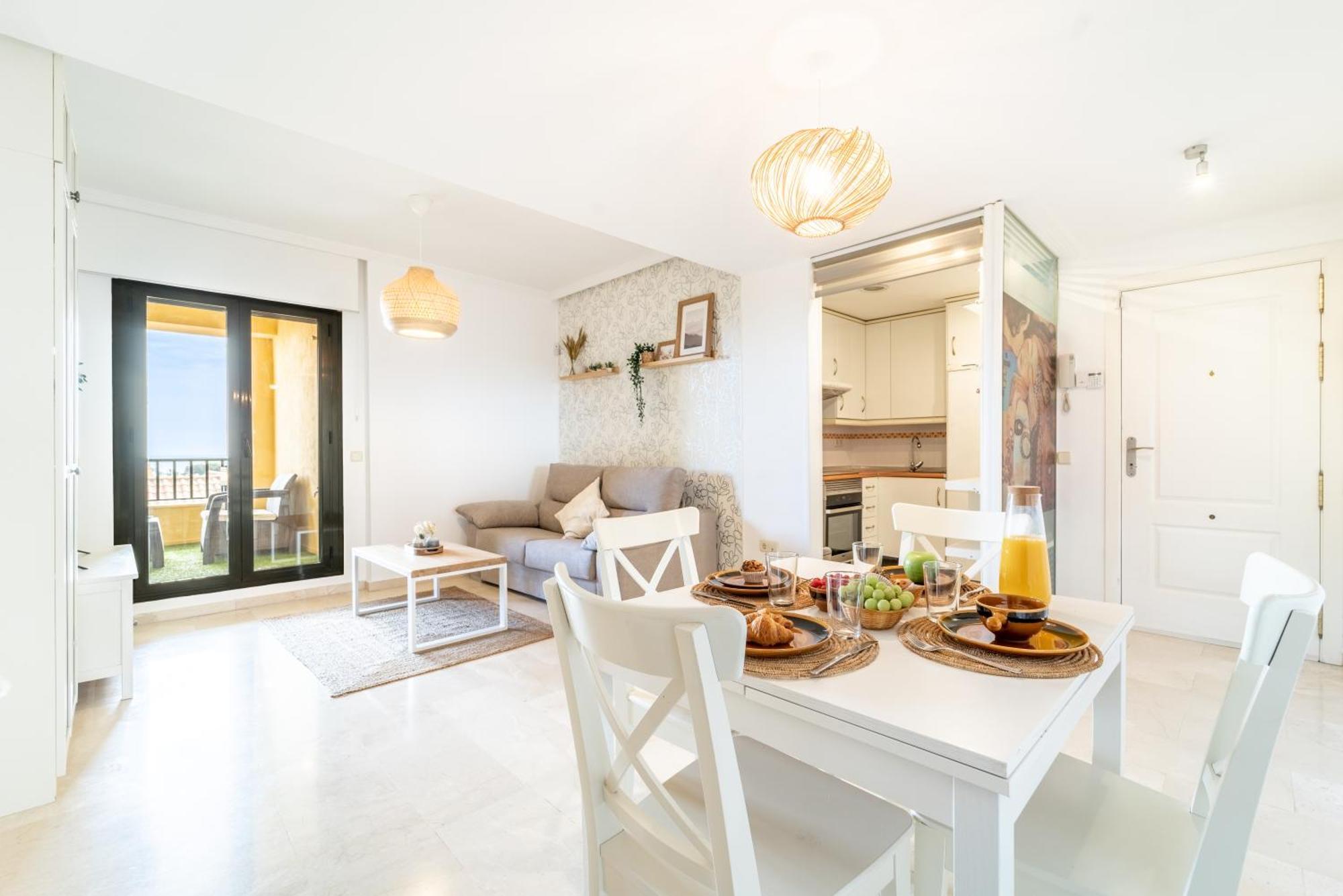 Fabulous Golf Front Apartment With Pool And Seaview Benalmádena Dış mekan fotoğraf